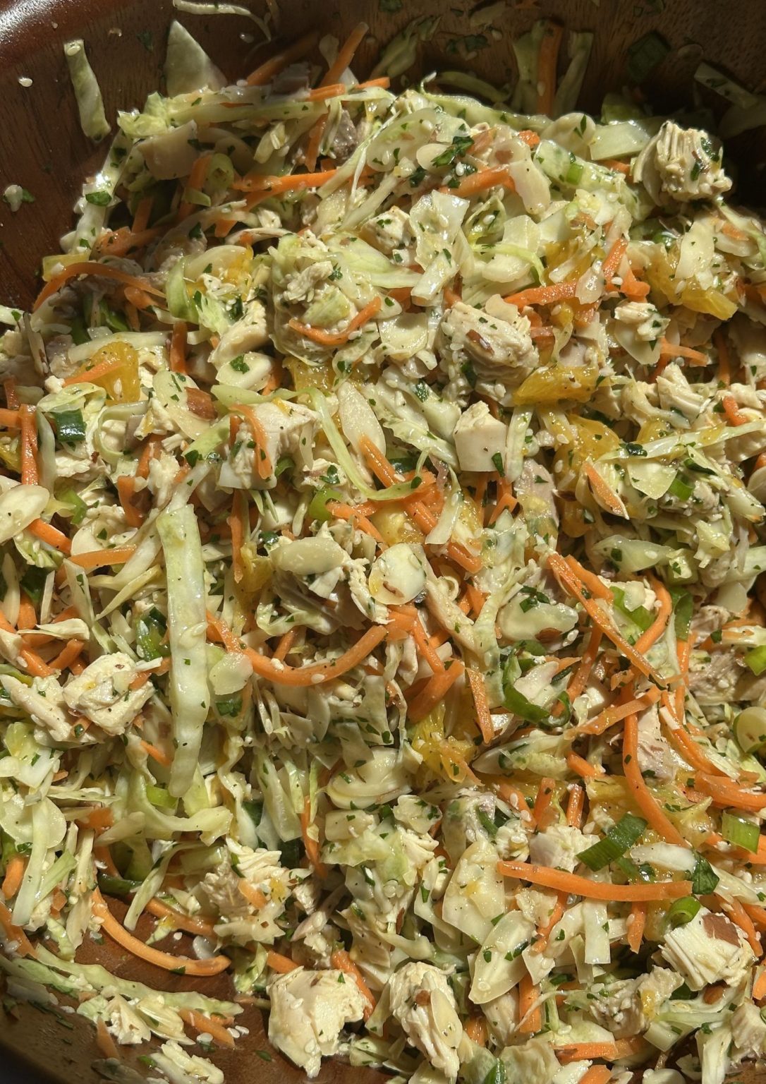 Asian Sesame-Orange Chicken Salad
